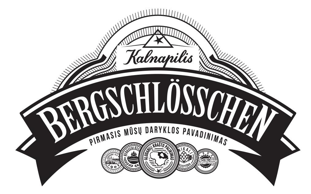 Prekės ženklas: Kalnapilis BERGSCHLOESSCHEN PIRMASIS MŪSŲ DARYKLOS PAVADINIMAS